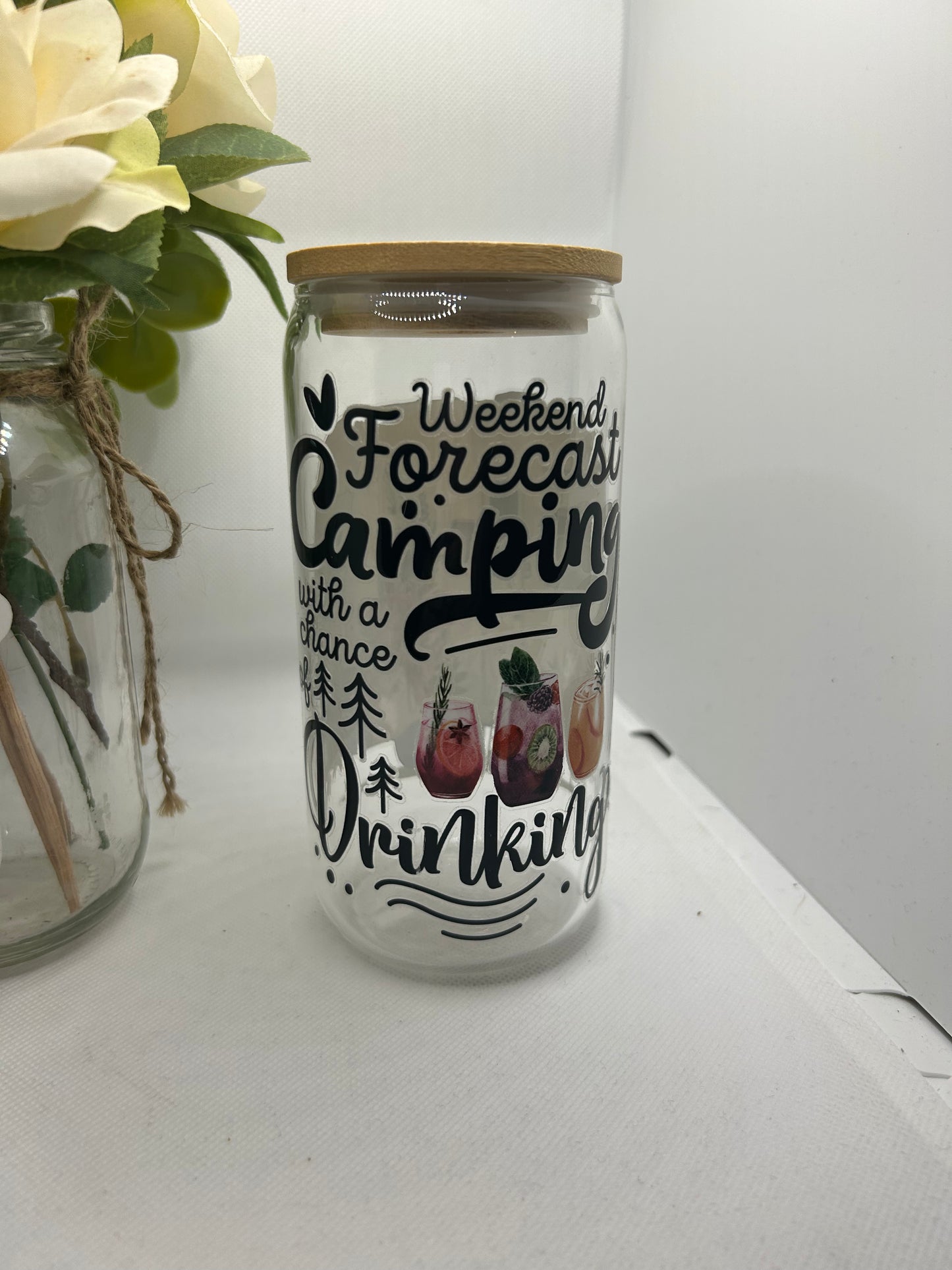 16oz Can Glass Tumbler